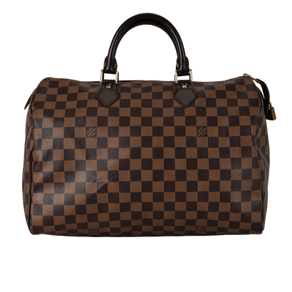 Speedy 35, &pound;850, Handbags, Brown, Canvas, Front view